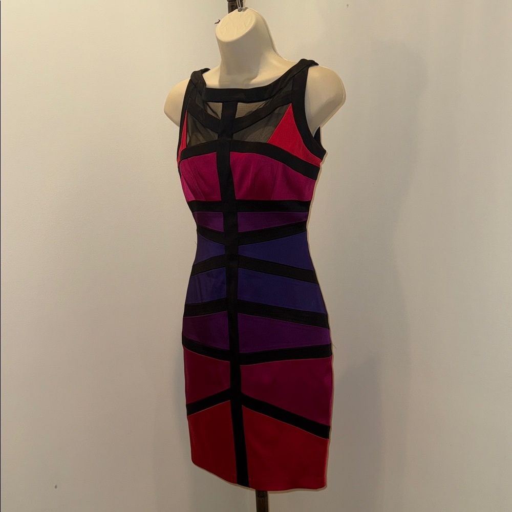 Jax Sexy Colorblock Dress